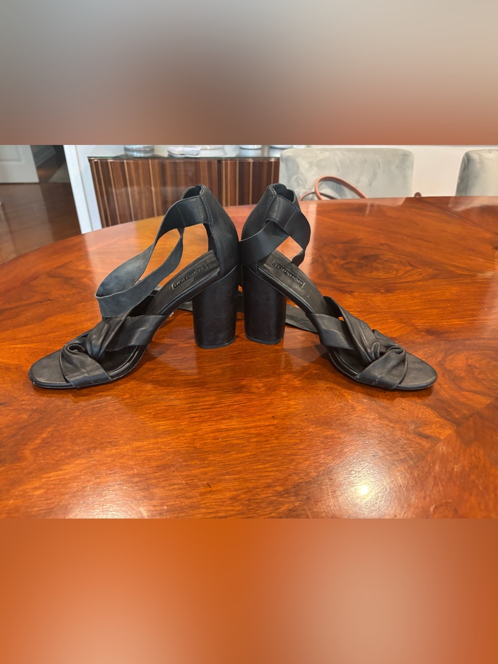 Topshop Rosetta leather heel size 40